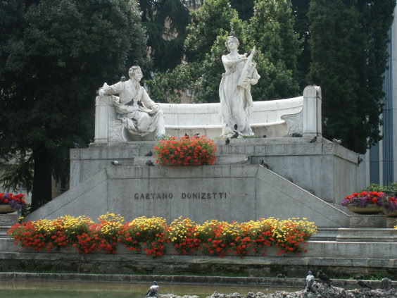 Monumento a Donizetti, Bergamo. Foto A.A.Bispo